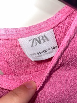 Mono Zara niña rosa talla 11/12