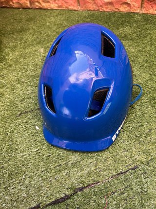 Patinete y Casco Infantil Azul