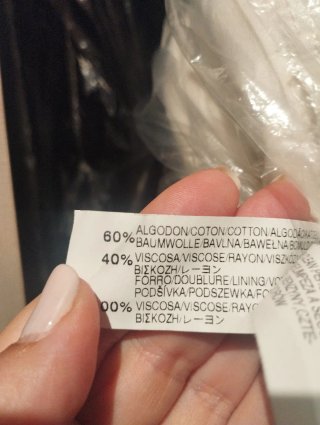 Pantalón blanco algodón Zara