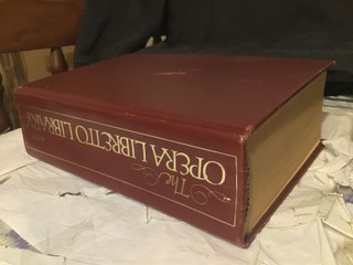 THE OPERA LIBRETTO LIBRARY, Avenel Books 1980