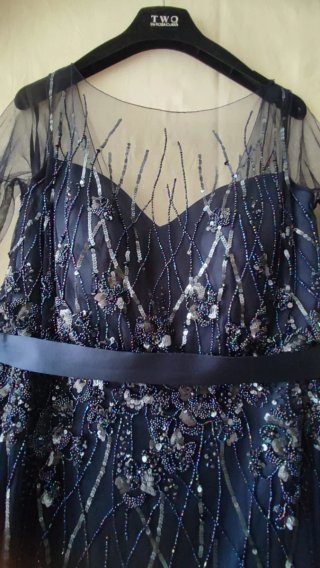 Vestido fiesta azul madrina o invitada