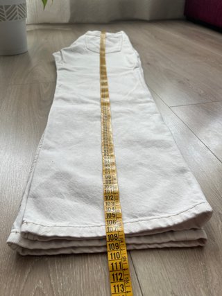Vaqueros Mango Matilda Blanco Roto Talla 42