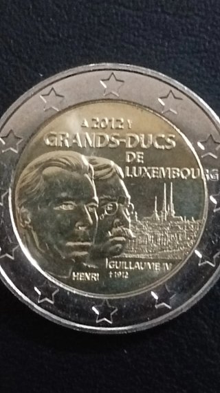 Moneda 2€ Luxemburgo 2012