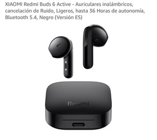 Xiaomi Redmi Buds 6 Active Negro
