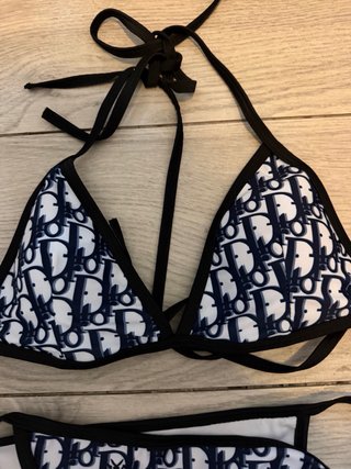 Bikini Dior Mujer Azul y Blanco S y M TENGO DOS