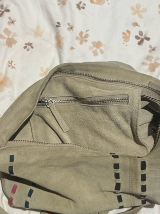 Bolso piel Salvador Bachiller beige