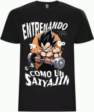 Camiseta Entrenando como un Saiyajin