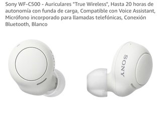 Auriculares Sony WF-C500 Blancos True Wireless
