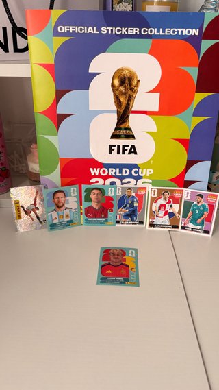 Cromos Panini Mundial 2026 preguntar por cada uno