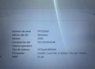Portátil Lenovo Thinkpad T490s Gris