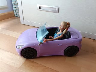Coche descapotable Barbie