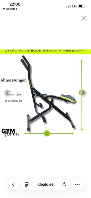 Ab Booster Plus - Máquina Fitness
