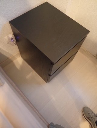 2 Cómodas MALM Ikea Negras