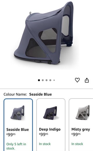 Capota Bugaboo Fox/Cameleon VARIOS COLORES