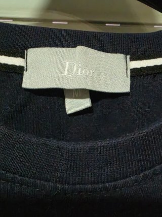 Camiseta Dior Manga Corta Azul
