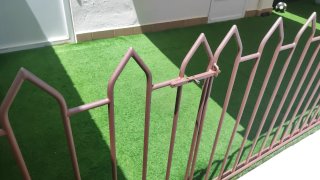 Baranda de seguridad para piscina. Forja