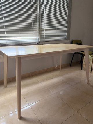 Mesa comedor 150x90 madera clara