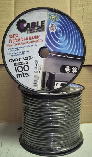 Carrete Cable OFC Nory 100 mts