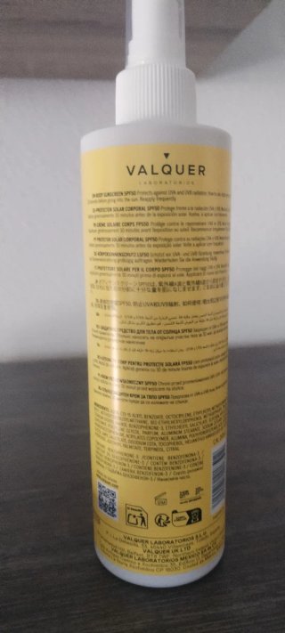 Valquer Protector Solar Corporal SPF 50