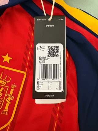 Camiseta Oficial España Mundial 2026 Adidas