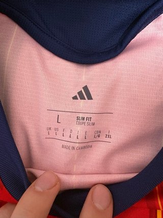 Camiseta Oficial España Mundial 2026 Adidas