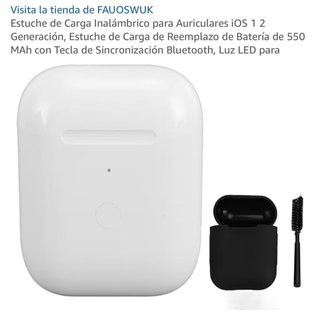 Estuche Carga Inalámbrico Auriculares iOS 1 2 Gen