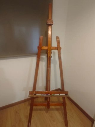 Atril de madera para pintar