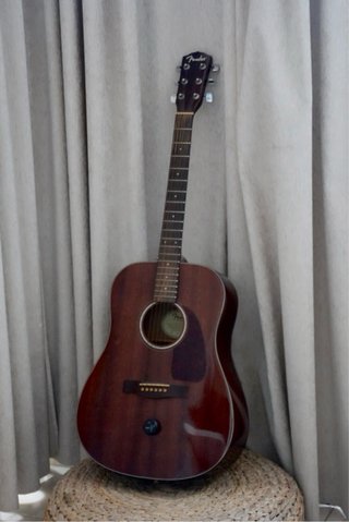Fender CD-140S All Mahogany Electroacústica +funda