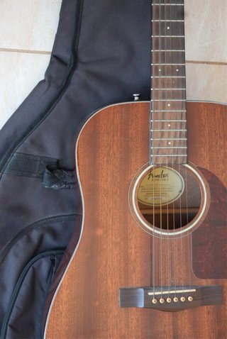 Fender CD-140S All Mahogany Electroacústica +funda