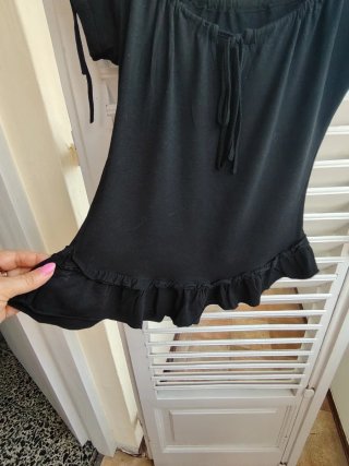 Top estivo donna nero taglia unica