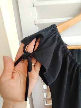 Top estivo donna nero taglia unica