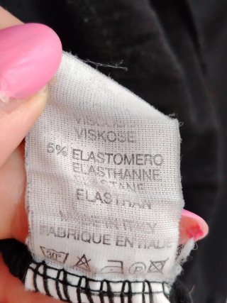 Top estivo donna nero taglia unica