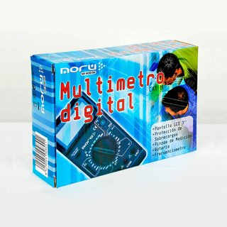 MULTIMETRO DIGITAL PROFESIONAL + CAPACIMETRO NORU