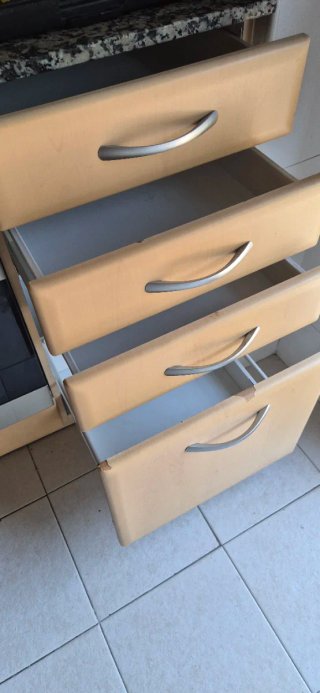 Muebles de cocina madera y metal