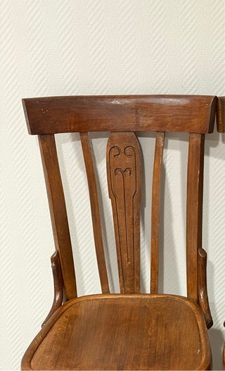 2 Sillas de madera Vintage