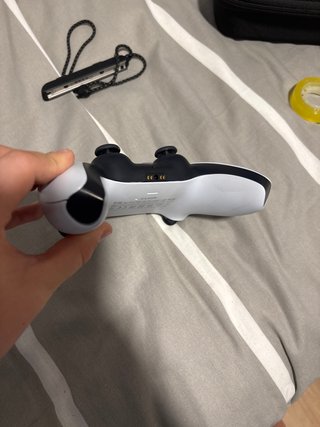 Mando PS5 Blanco, Dorado y Azul