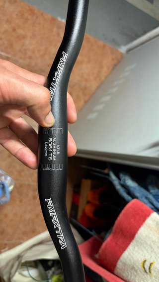 Manillar aluminio 620mm Bici o monopatin electric