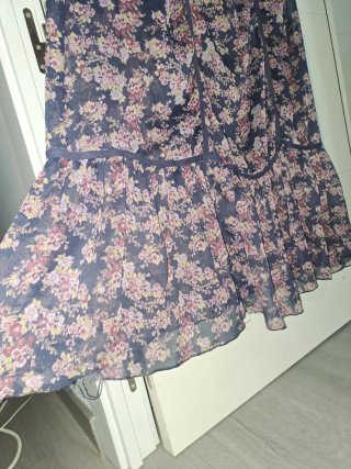 Vestido largo floral talla M