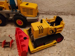 Lote Playmobil antiguo máquinas