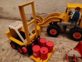 Lote Playmobil antiguo máquinas