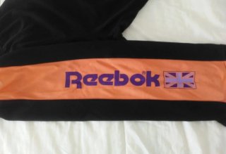 Mallas deportivas vintage Reebok Negro/Salmón M