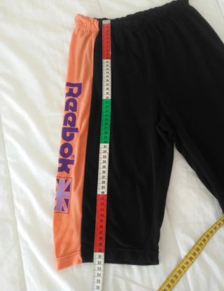 Mallas deportivas vintage Reebok Negro/Salmón M