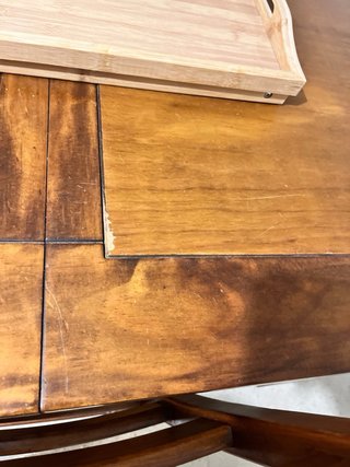 Mesa extensible de madera maciza
