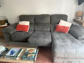Sofa con chaiselonge de Natuzzi