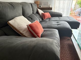 Sofa con chaiselonge de Natuzzi