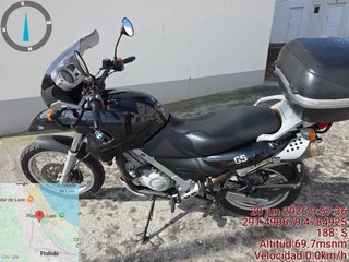 BMW F650GS Adventure Moto Negra