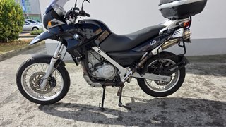 BMW F650GS Adventure Moto Negra