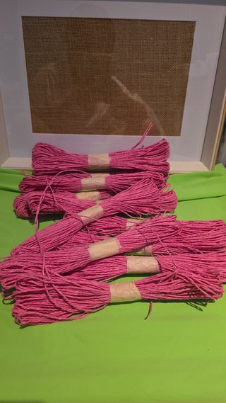 Fitas de cetim e outros materiais de artesanato