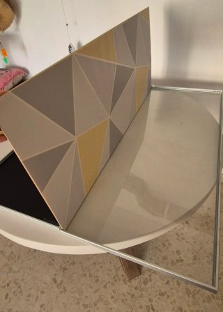 Puertas HOGBO IKEA Vidrio con borde metálico 40x97