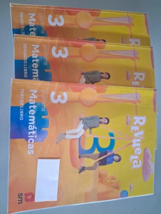 Libros de matemáticas de 3º primaria revuela SM